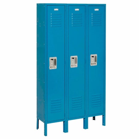 Global Industrial 45 in W, 18 D, 78 in H, Blue 968263BL